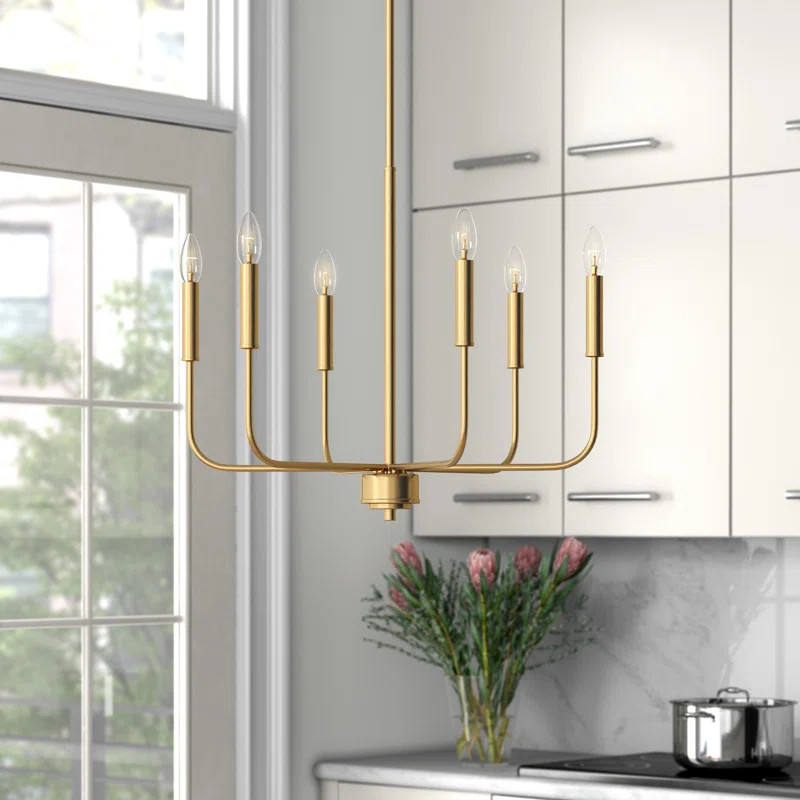 Aldusa 6 - Light Candle Style Chandelier | Wayfair North America
