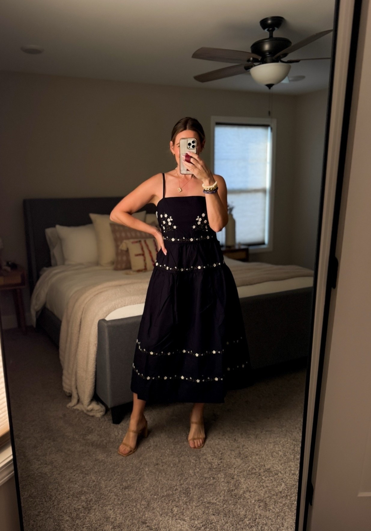 Spring outfit 2026 and this Walmart dress does not disappoint. I’m so impressed with the quality and style. Love the navy blue with pretty flowers. I’m wearing a small and fits true to size. 

#LTKSeasonal #LTKOver40 #LTKspring