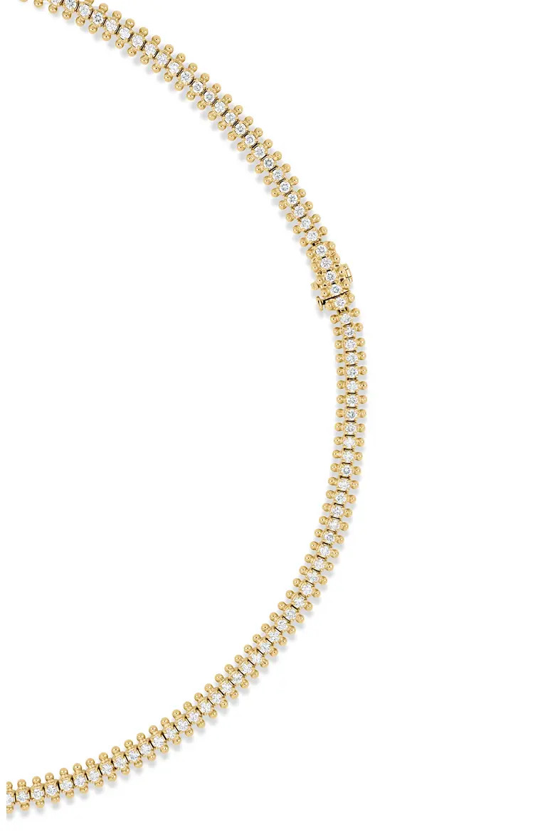 18K Gold Florentine Diamond Tennis Necklace, 3.80ct (Women) | Nordstrom | Nordstrom