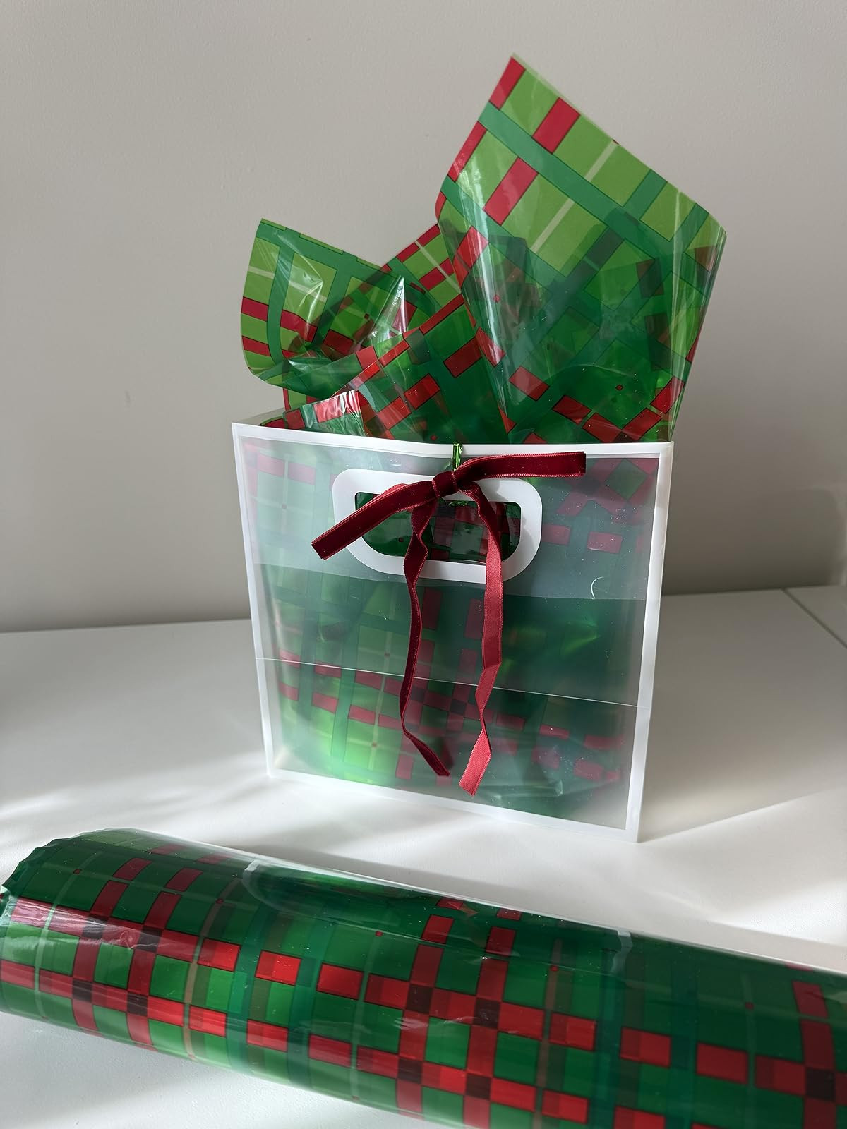 Christmas Cellophane Wrap 10 Foot | Amazon (US)