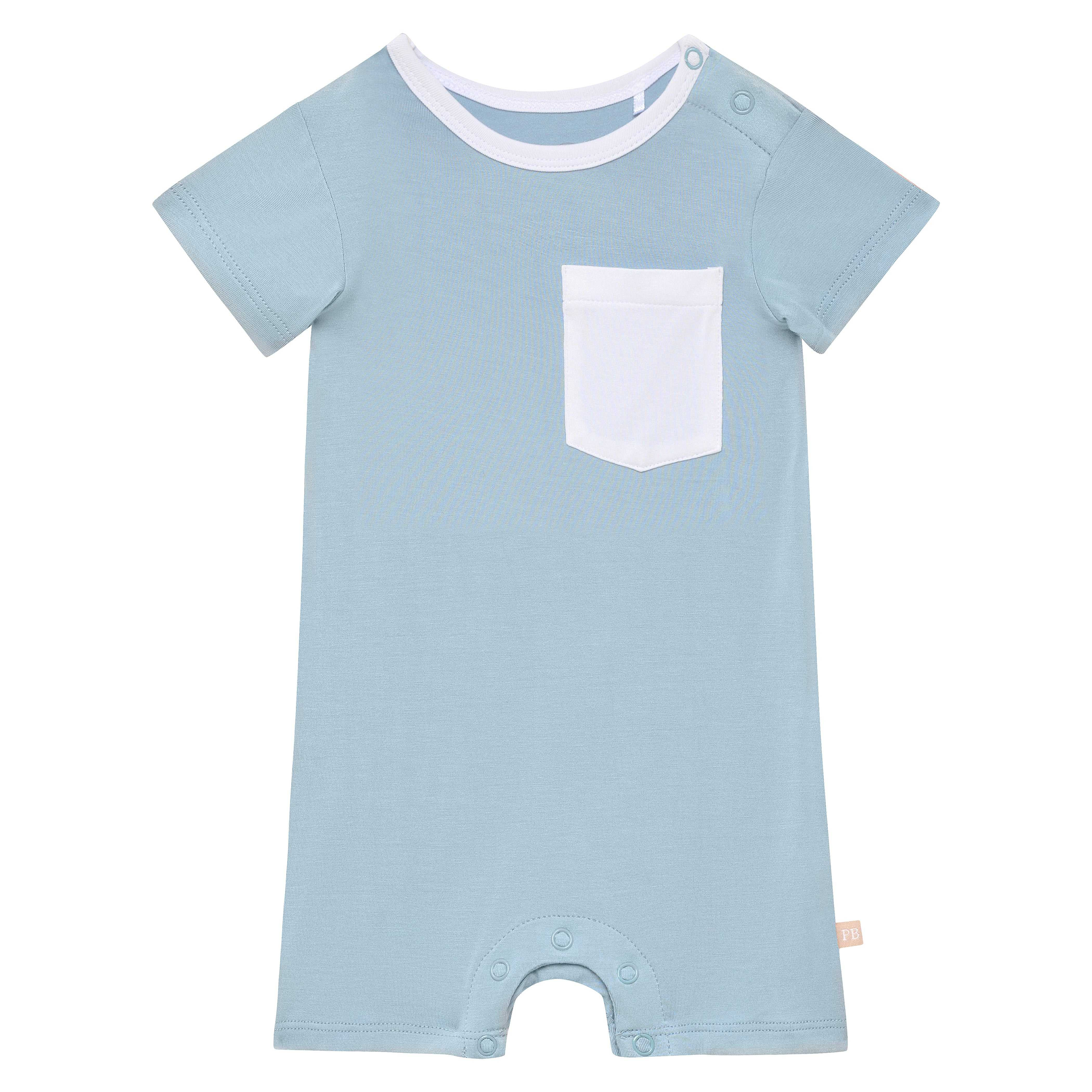 Ocean Alpine Short Sleeve Romper | Promise Baby