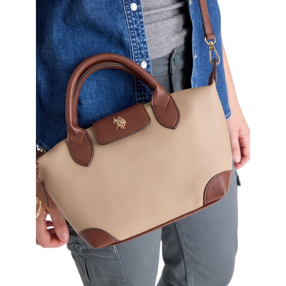 U.S. Polo Assn Women's Beige Legacy Crossbody | Walmart (US)
