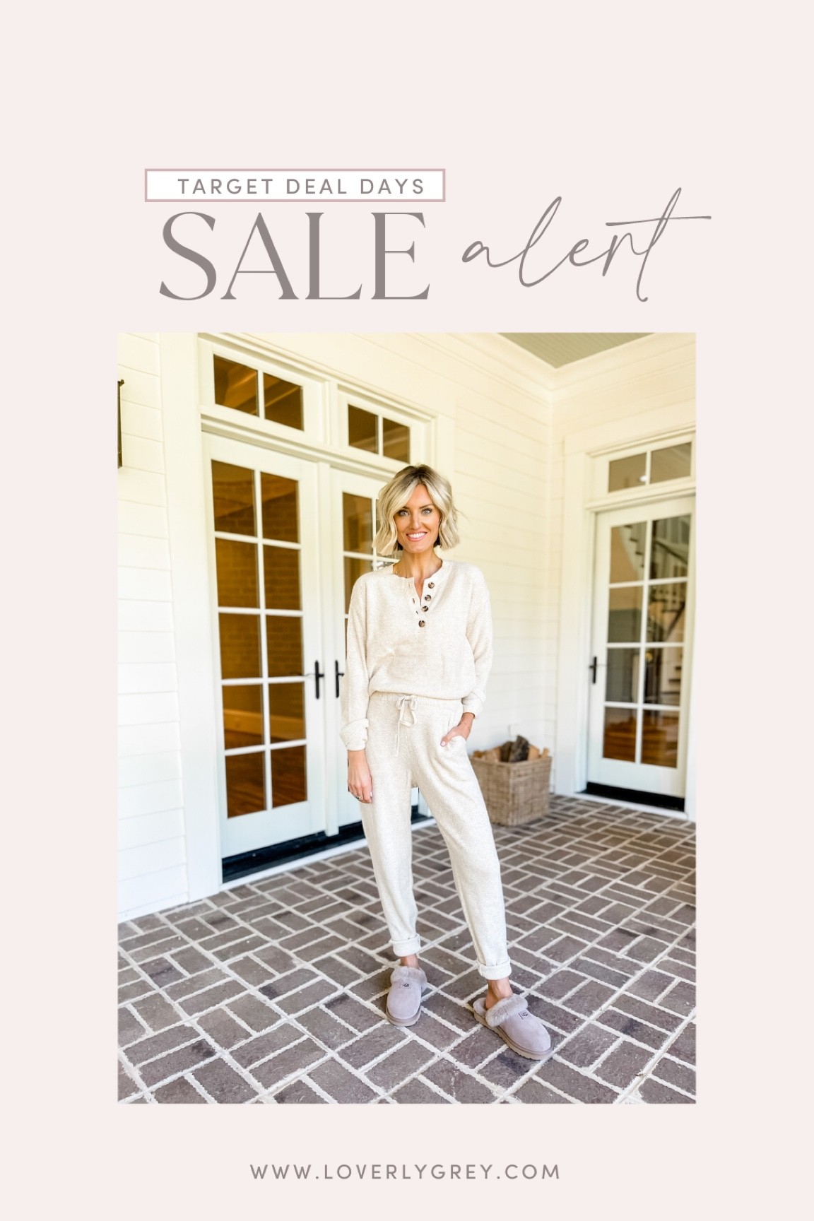 Sale alert on this Target lounge set! It’s part of Target deal days 👏 Loverly Grey is in an XS the bottoms and small in the top! 

#LTKsalealert #LTKSeasonal #LTKunder50