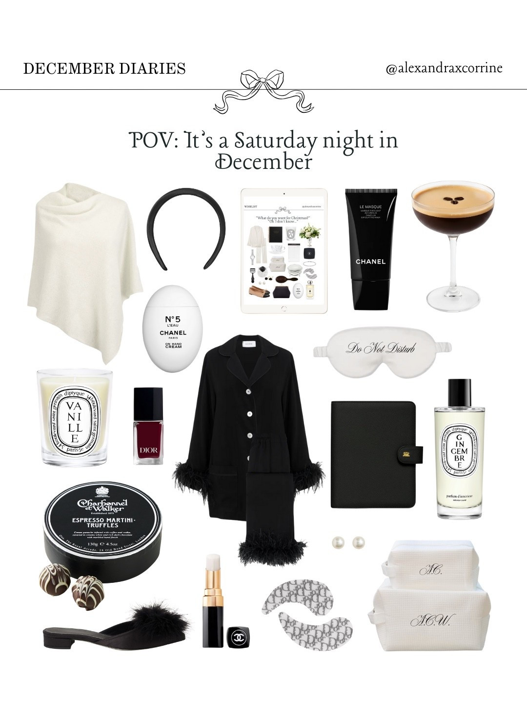 POV: It’s a Saturday night in December ☕️🤍❄️🕯️

#decembernights #winteraesthetic #christmasseason #moodboardaesthetic #pinterestinspo 

[ chic girl essentials, preppy chic holiday season, homebody lifestyle, cozy winter at home, Saturday night in, weekend plans, cozy winter December aesthetic, Pinterest mood board aesthetic ]

#LTKSeasonal #LTKselfcare #LTKHoliday