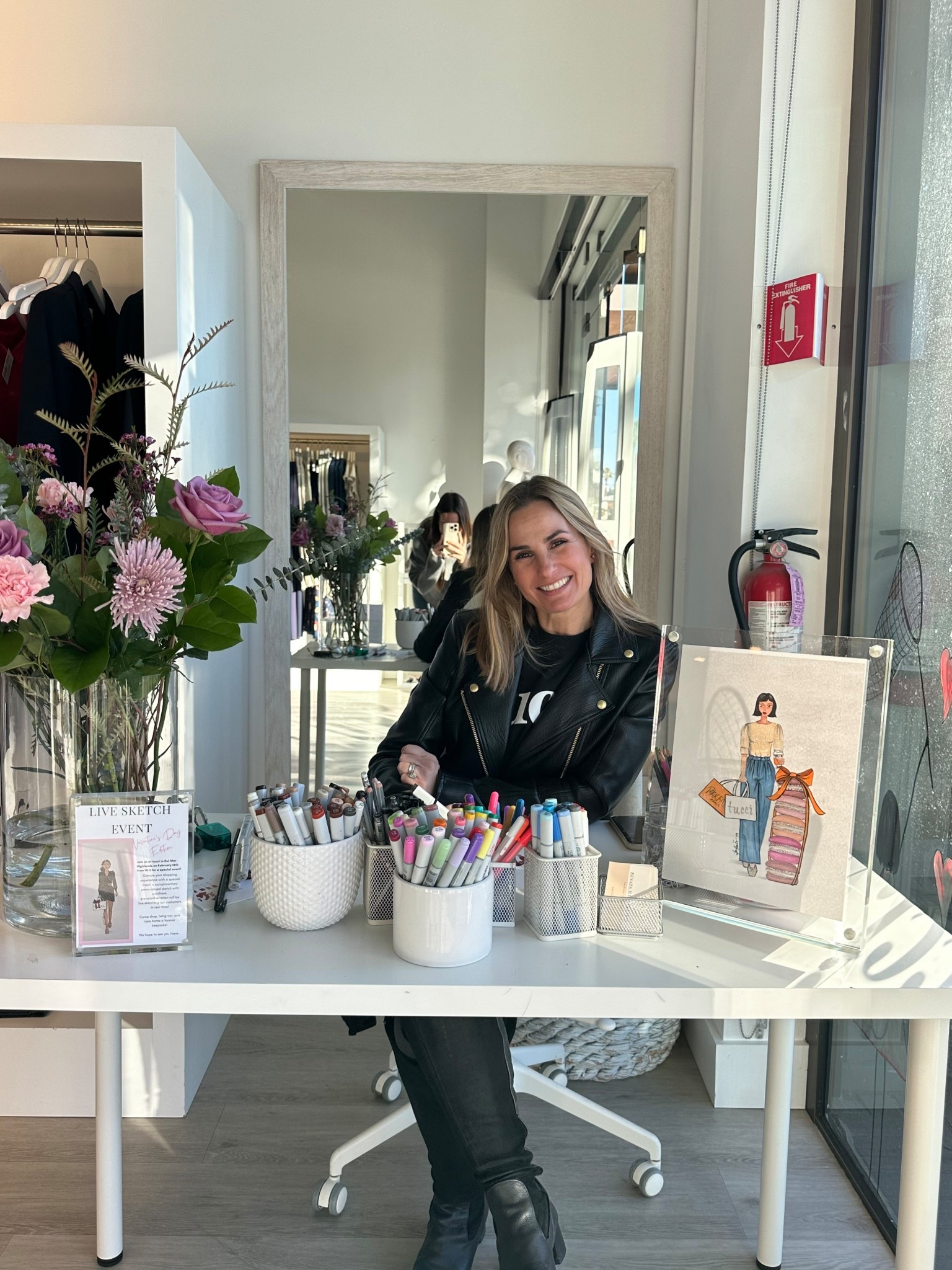 Live sketching outfit: tall boots, and leather jacket 🖤🤎

#LTKSeasonal #LTKOver40 #LTKWorkwear