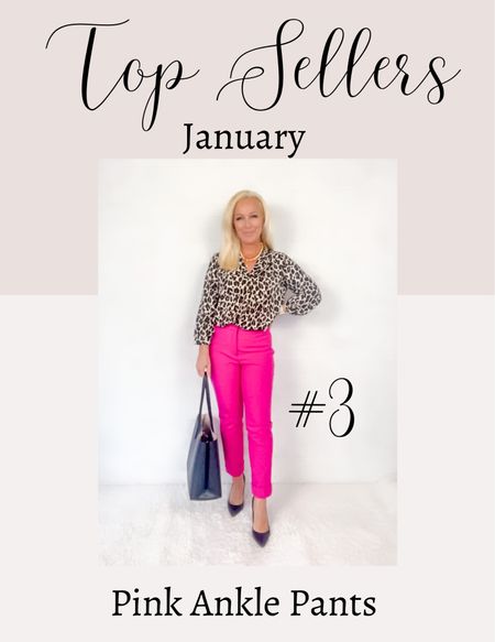 January’s #3 Top Seller: Pink Ankle Pants…now 60% off!

Workwear / work outfit / office outfit / professional

#LTKsalealert #LTKFind #LTKSeasonal