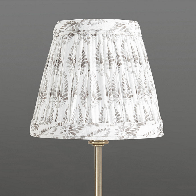 Isla Block Print Box Pleat Chandelier Shade | Ballard Designs, Inc.