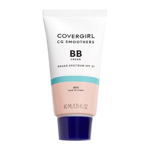 COVERGIRL Smoothers Lightweight BB Cream, Fair to Light 805, 1.35 oz (Packaging May Vary) Lightweight Hydrating 10-In-1 Skin Enhancer with SPF 21 UV Protection | Amazon (US)