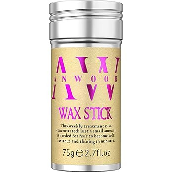 AnWoor Hair Wax Stick, pommade coiffante pour perruques, cheveux rebelles, frisés, cheveux de b... | Amazon (FR)