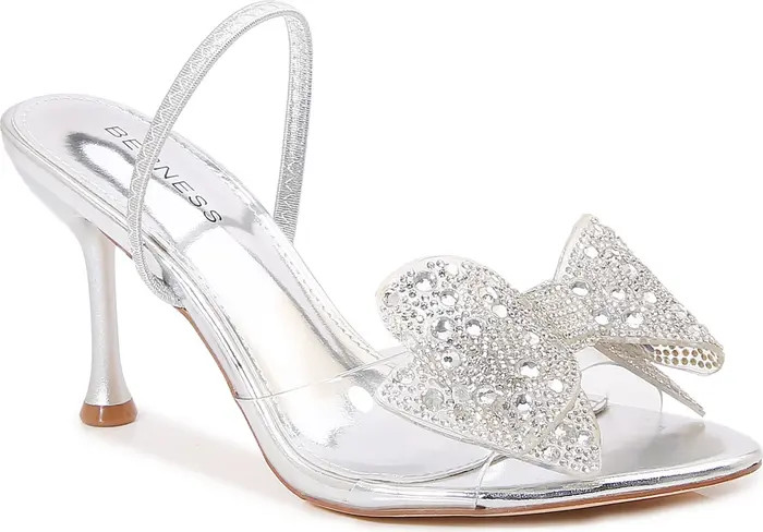 BERNESS Fonda Crystal Embellished Bow Sandal (Women) | Nordstromrack | Nordstrom Rack