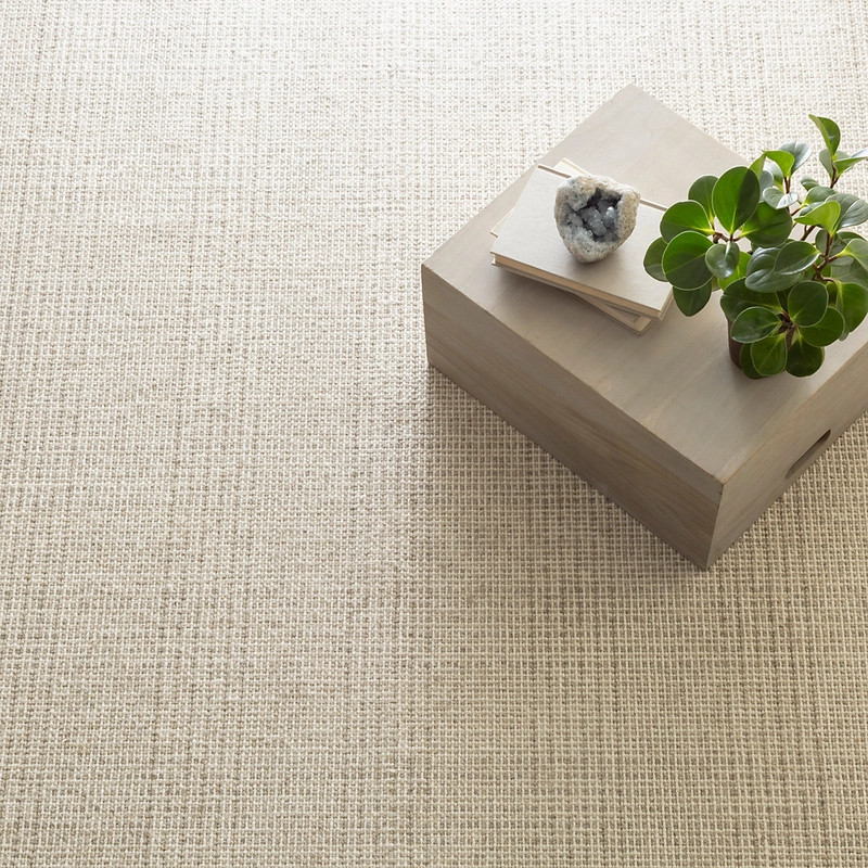 Checkers Natural Woven Wool Custom Rug | Annie Selke