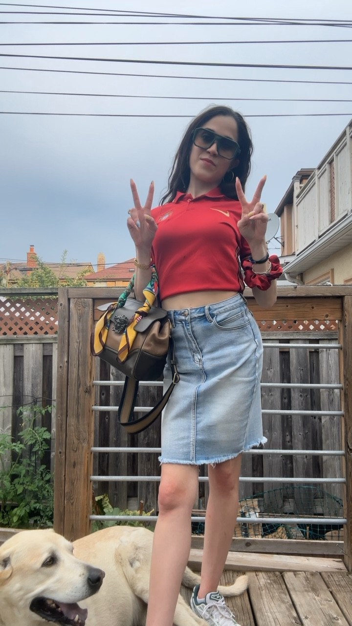 In preparation for this Saturday, here is my outfit from the first Portugal #Euro2024 game featuring Brady the rescue pup. ⚽️🇵🇹

This one was a bit more comfortable than the outfit for the first France game as I did a bit of walking to get to where I was watching the game 😅

#LTKstyletip #LTKsummer #LTKcanada