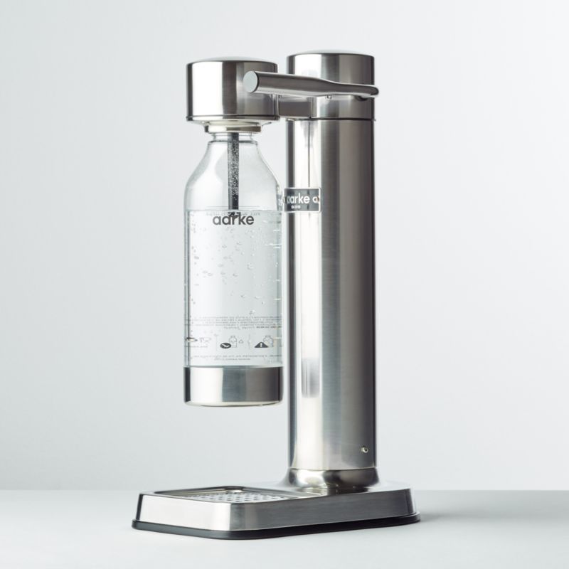 Aarke Stainless Steel Sparkling Water Carbonator II + Reviews | Crate and Barrel | Crate & Barrel