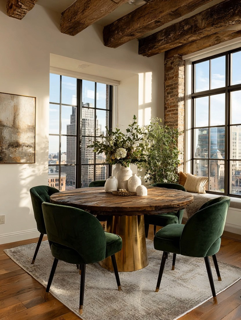 Elegant. Grounded. Harmonious.

This is what happens when the right materials come together.

A natural wood table brings grounding energy — it anchors the entire space and adds depth and warmth. Then come the green velvet chairs — soft, rich, and instantly elevating. And finally, that gold base — the subtle touch of luxury that ties everything together.

Individually, each piece is beautiful. Together, they create a dining space that feels intentional, balanced, and effortlessly refined.

This is the art of mix and match — not buying a set, but creating one.

Choose your table. Choose your chairs. Play with textures, tones, and finishes until it feels like your space.

Whether you’re hosting, dining, or simply enjoying your morning coffee, this is the kind of setting that makes you want to stay a little longer.

Explore our edit to create your own combination — we’ve included multiple table styles, velvet chairs, and base finishes so you can build this look in a way that fits your home perfectly. Everything is thoughtfully linked below.

Because great design isn’t about matching — it’s about harmony.

#DiningRoomDecor #InteriorStyling #HomeDecorIdeas #QuietLuxury 

 #LTKHome