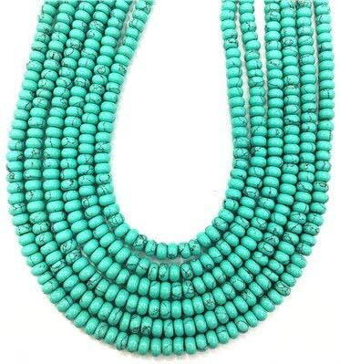 200PCS 6mmx4mm Natural Stone Cute Faceted Abacus Beads Agates Unakites for Jewelry Making - (Colo... | Amazon (US)