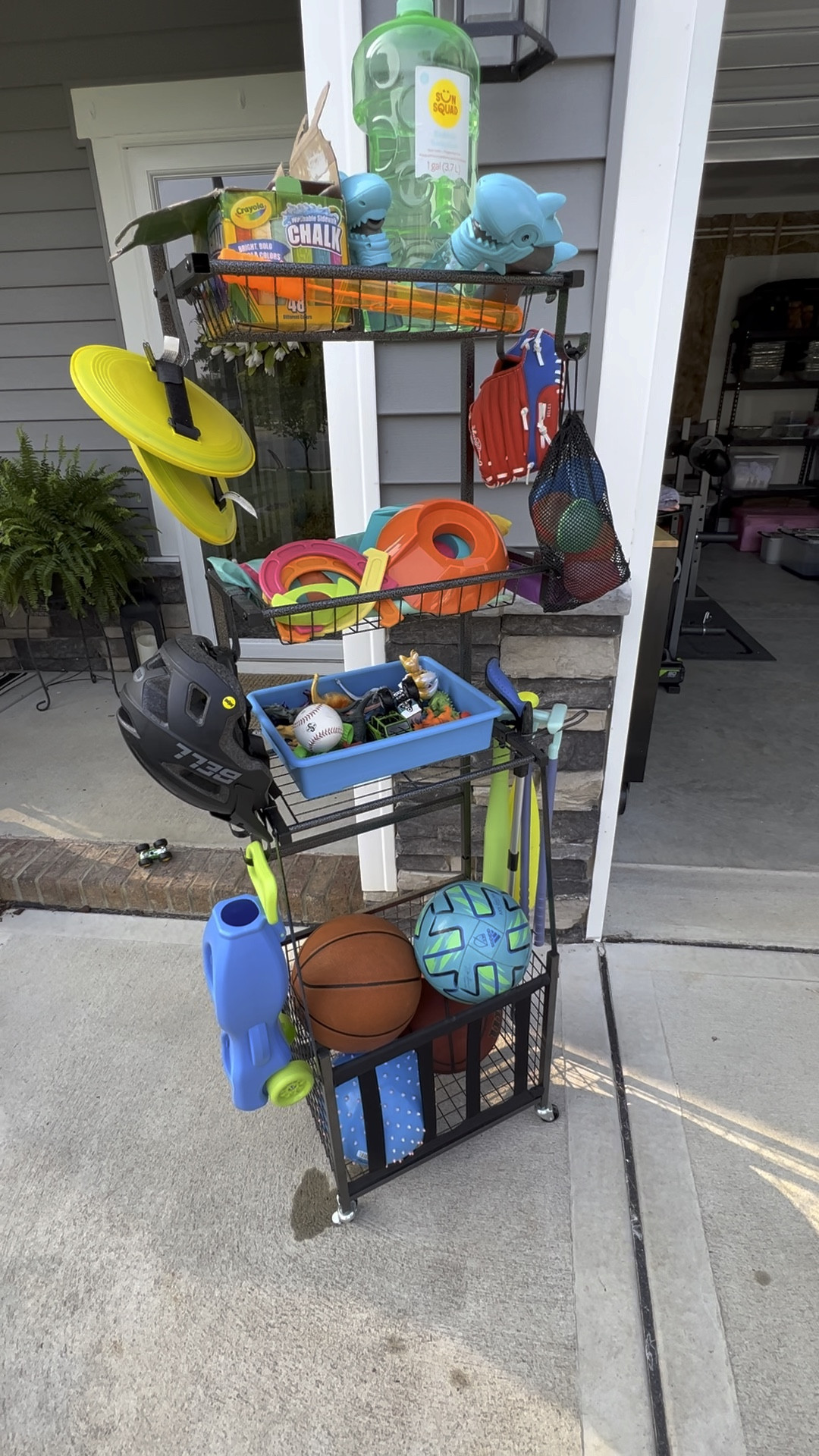 Best toy storage hack for the garage 

#LTKhome #LTKfamily #LTKkids