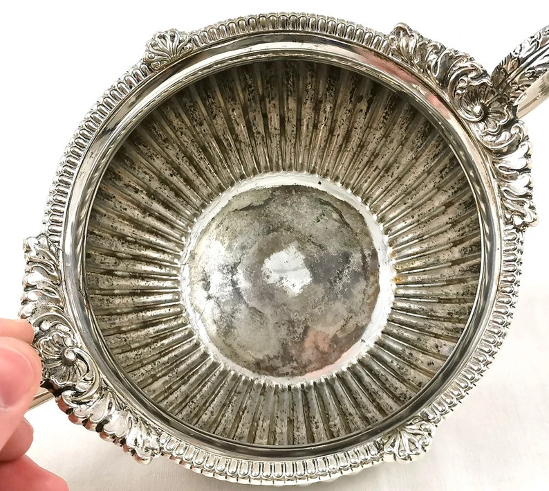 Antique Walker and Hall, Silver Plate, Sugar Bowl and Creamer, Jug and Bowl, Half Ribbed, Rococo ... | Etsy (US)