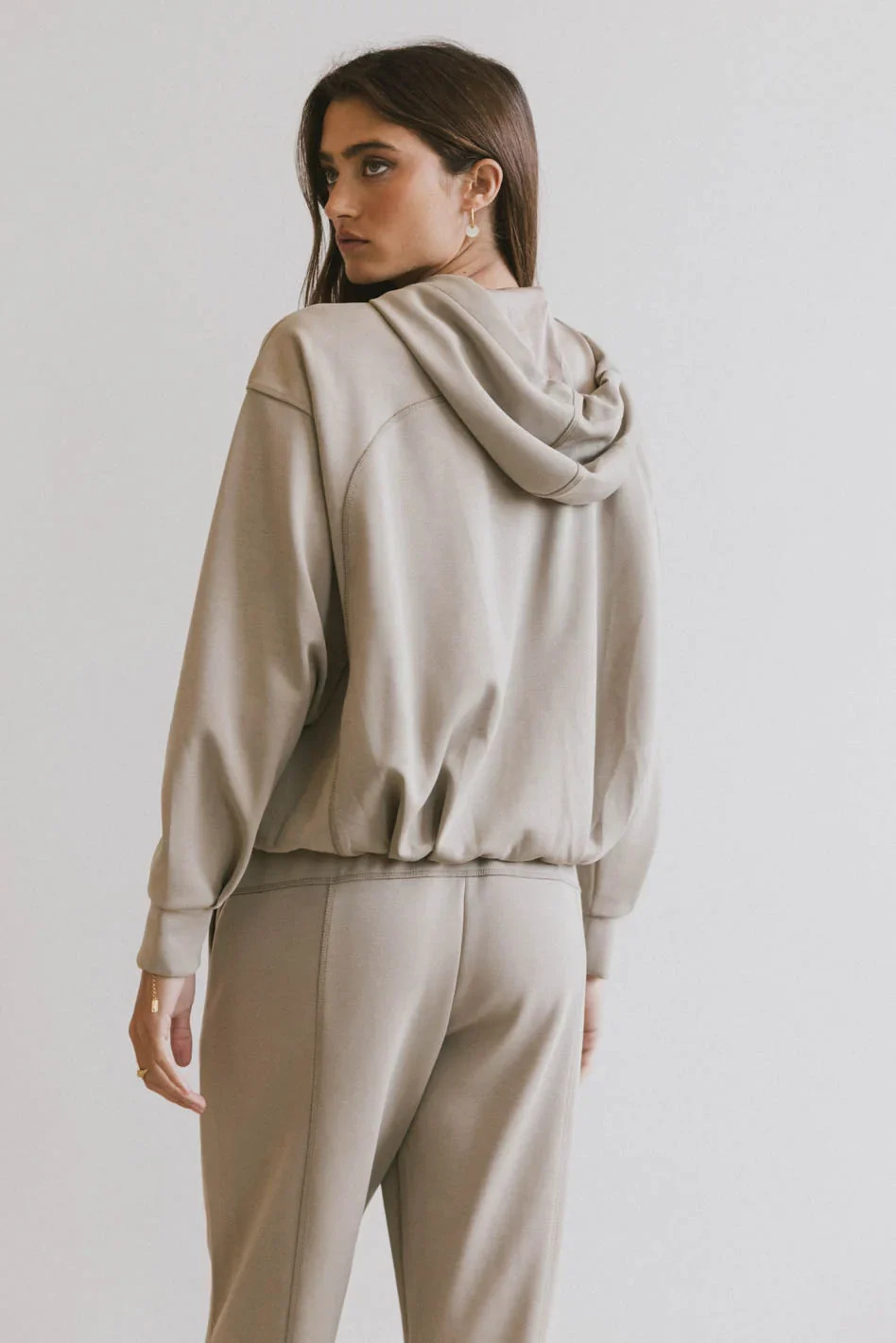 Flow State Pullover Hoodie in Taupe | Böhme US