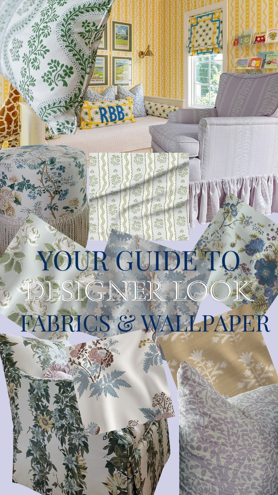 Get the designer look, for less! All of my favorite designer inspired fabrics in one place!