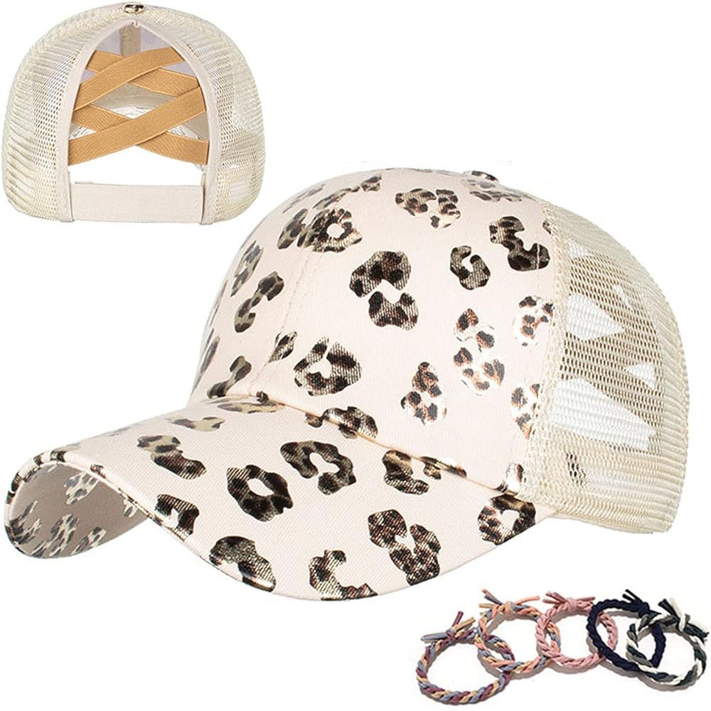 Womens Cow Print Baseball Cap Unisex Adjustable Baseball Hat Casual Cotton Sun Hats for Teen Girl... | Amazon (US)
