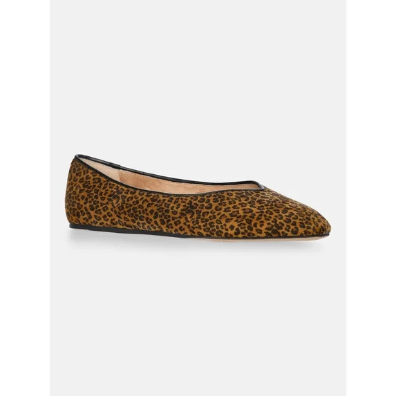 Scenario Women's Faux Suede Ballet Flats | Walmart (US)