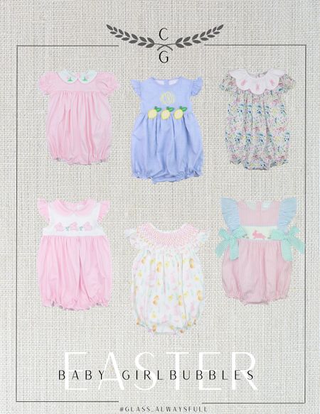 Baby girl Easter bubbles, Easter outfits, baby girl spring, Cecil and Lou, toddler girl spring, toddler girl Easter, kids spring clothes, girl spring outfit, baby spring clothes, kids Easter, baby Easter. Callie Glass @glass_alwaysfull 

#LTKkids #LTKSeasonal #LTKbaby