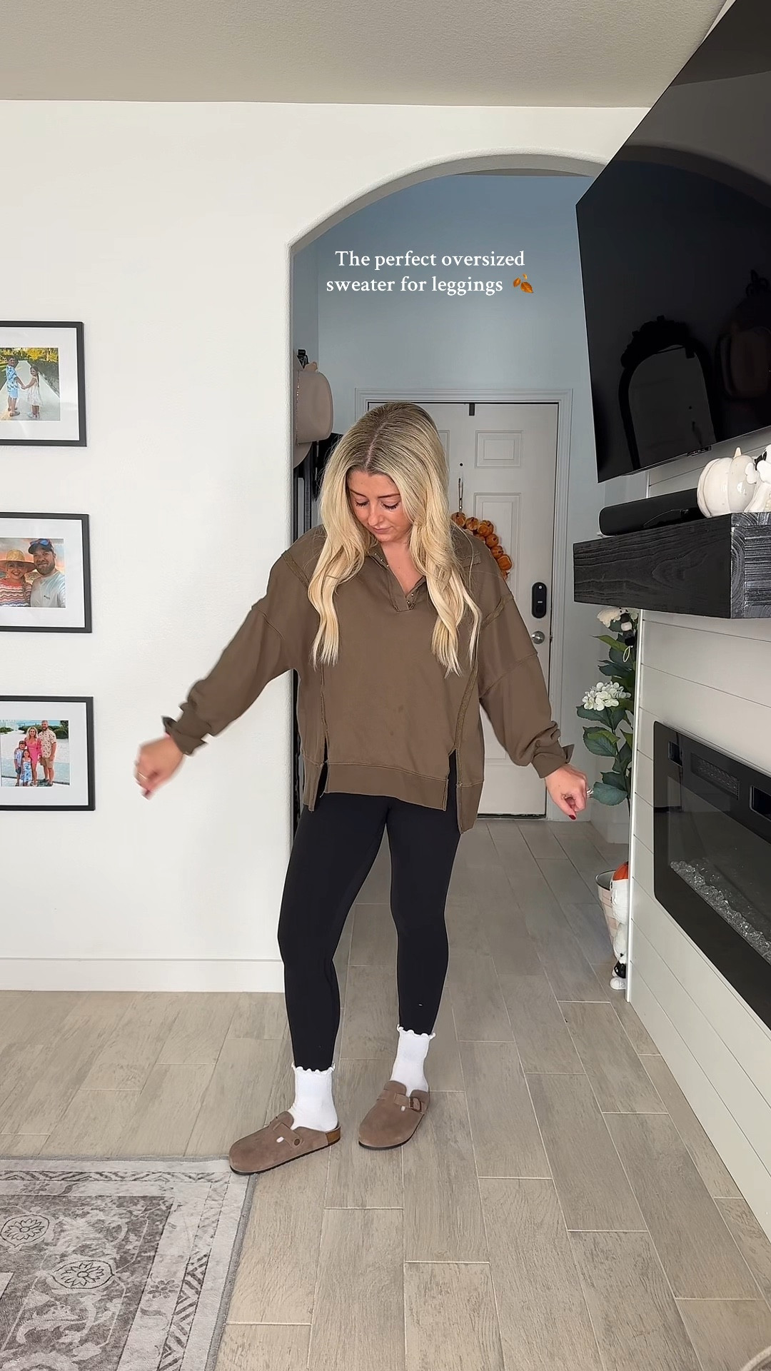 Fall outfit 
Oversized sweater small
Align leggings 
Clogs tts
Amazon fashion 

#LTKFindsUnder100 #LTKSaleAlert #LTKShoeCrush