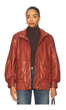 Steve Madden Vee Jacket in Dusty Brick from Revolve.com | Revolve Clothing (Global)