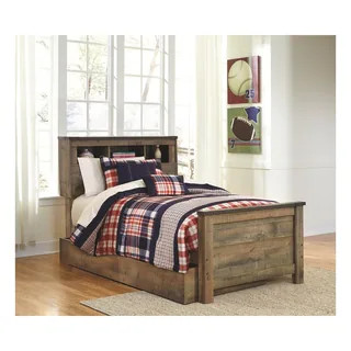 Trinell Bookcase Bed with Trundle Storage (Twin) | Bed Bath & Beyond