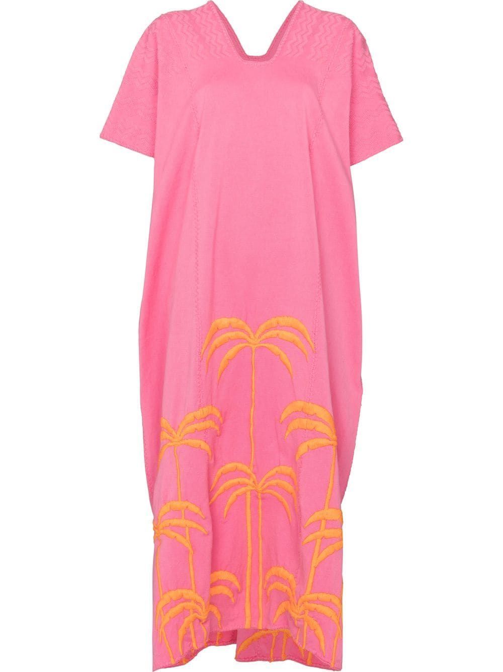 Pippa Holt Palm Tree Kaftan Dress - Farfetch | Farfetch Global