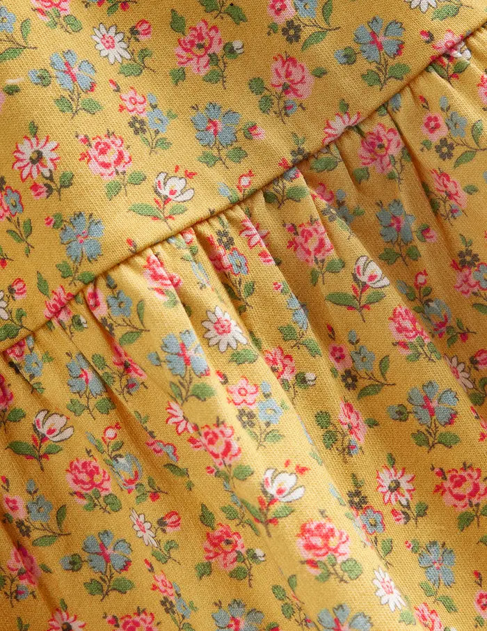 Mini Boden Kids' Katherine Floral Long Sleeve Tiered Jersey Dress | Nordstrom | Nordstrom