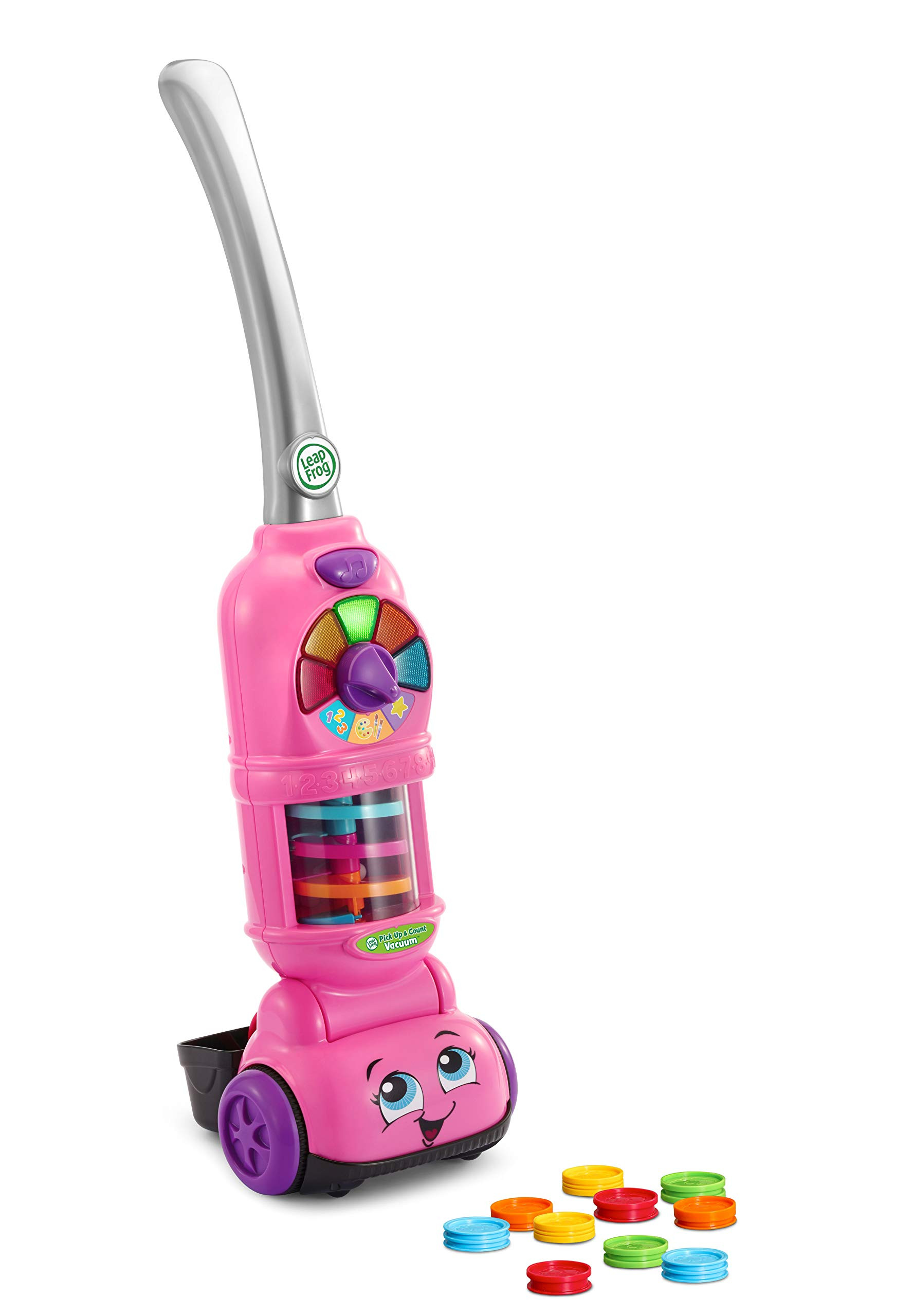 LeapFrog Pick Up and Count Vacuum, Pink | Amazon (US)