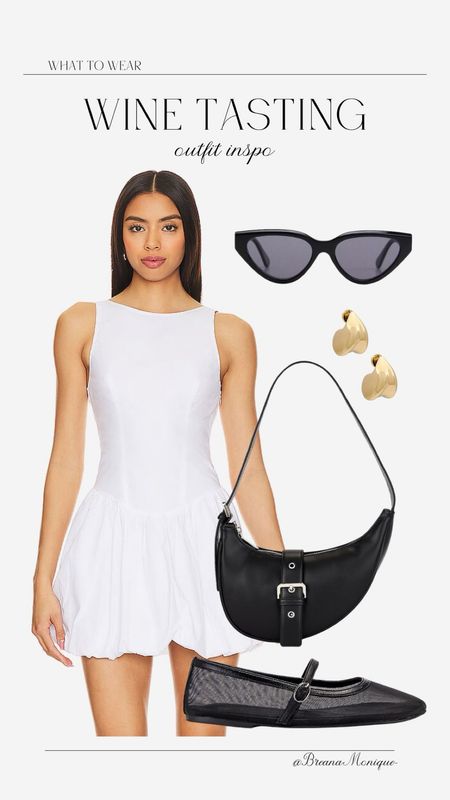What to wear Wine Tasting 🍷 white mini dress | ballet flats 

#LTKStyleTip #LTKTravel #LTKShoeCrush
