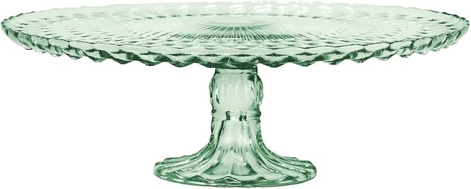 Amici Home Rochester Footed Glass Cake Stand | Round Vintage Style Cake Plate | Serving Platter f... | Amazon (US)
