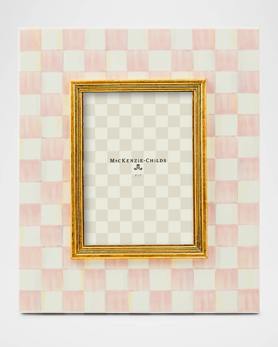 Rosy Check Picture Frame Collection | Neiman Marcus