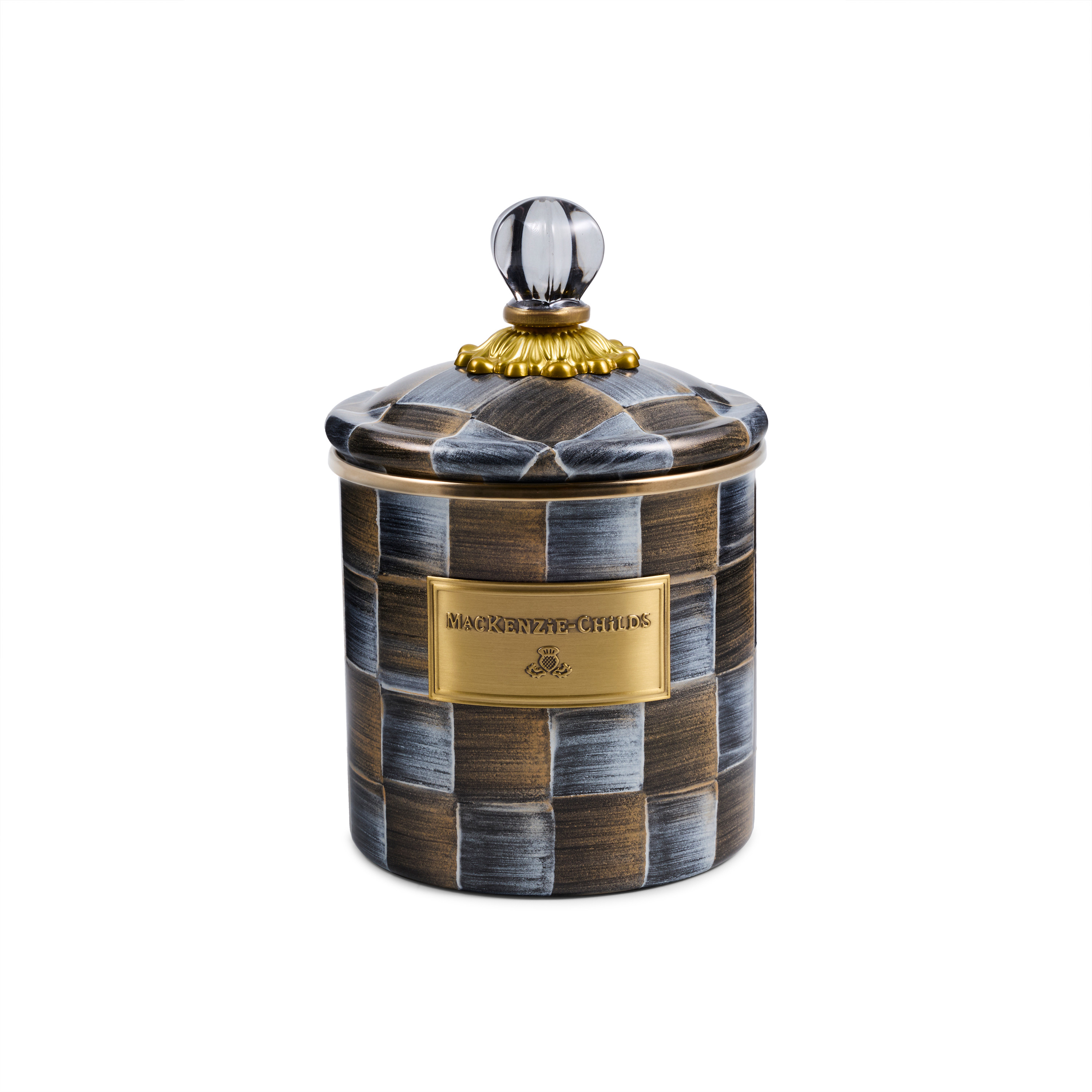 MacKenzie-Childs Sophisticheck Small Canister | MacKenzie-Childs
