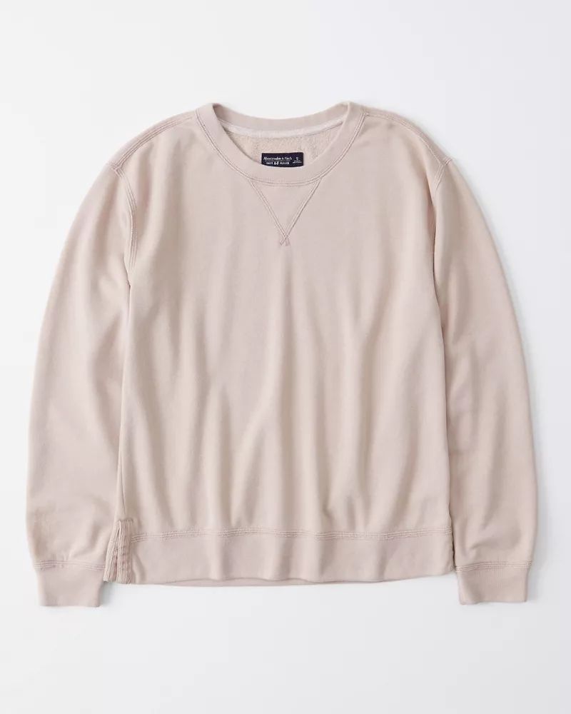 Soft A&F Crew Sweatshirt | Abercrombie & Fitch US & UK