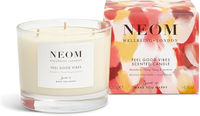 NEOM- Limited Edition Feel Good Vibes Candle |Mother's Day | Gift | Mandarin, Ylang Ylang & Jasmi... | Amazon (US)