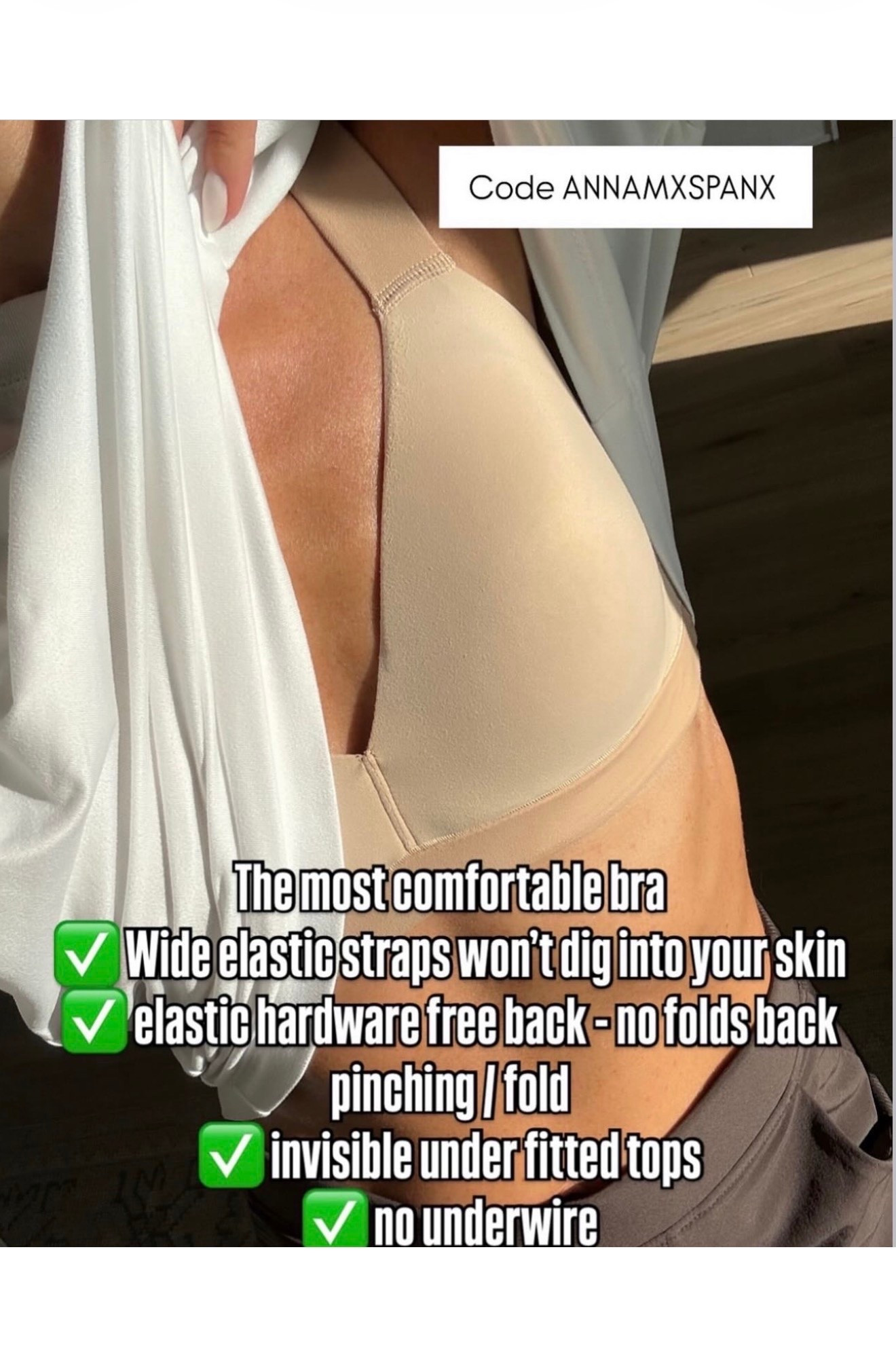 Must have bra - invisible  under fitted tops

#LTKOver40 #LTKActive #LTKdayinmylife