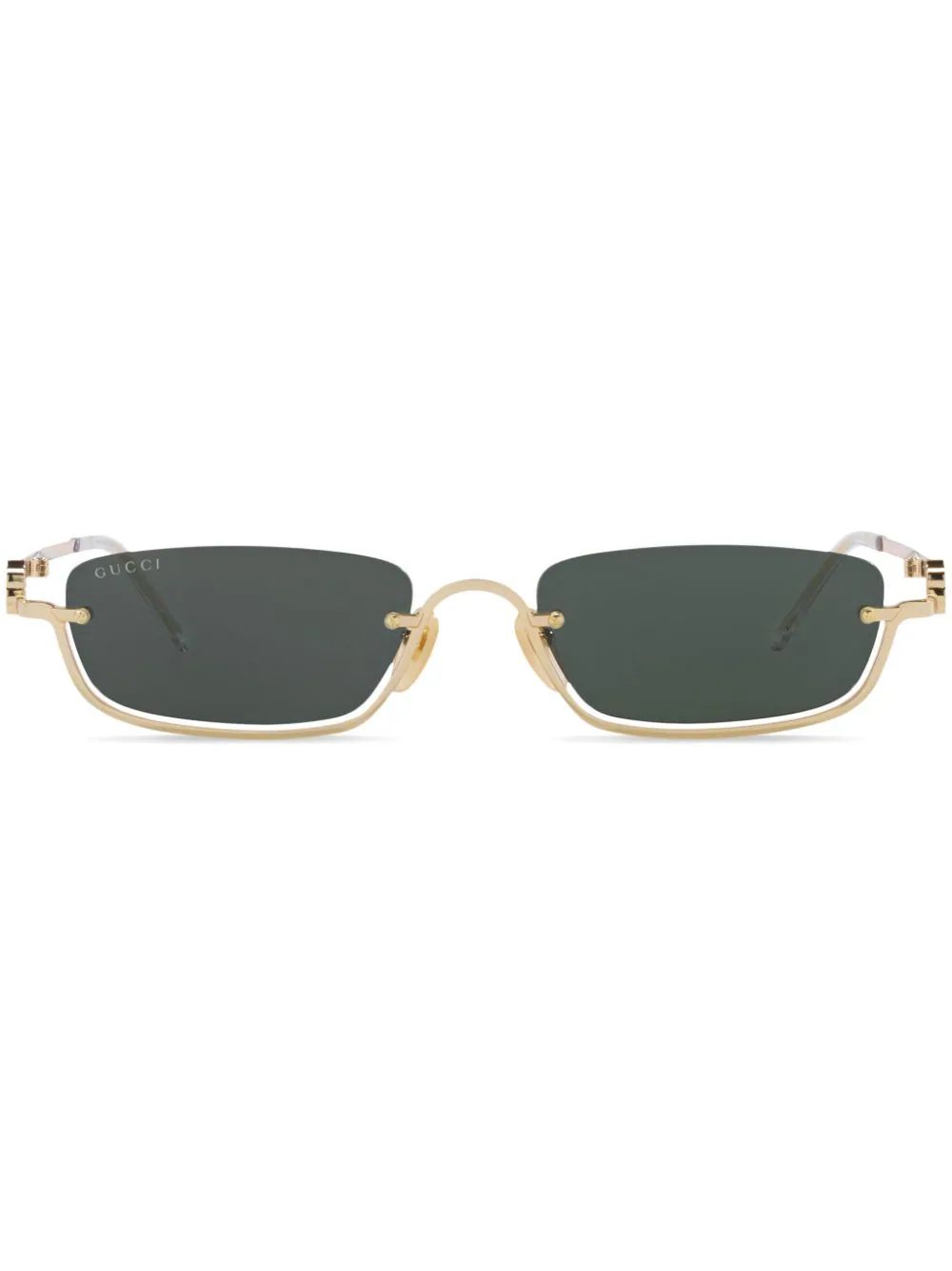 Double G half-rim frame sunglasses | Farfetch Global