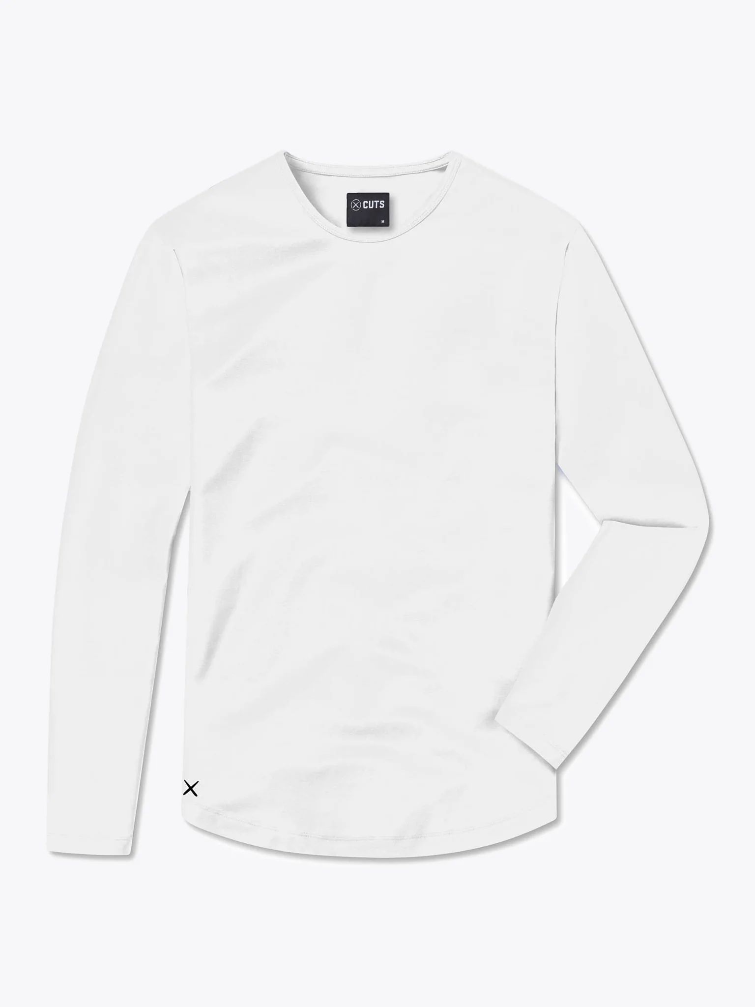 AO Long Sleeve Curve-Hem Tee | Cuts Clothing