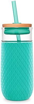 Brand: Ello
4.6 out of 5 stars11,051 Reviews
Ello Devon Glass Tumbler with Silicone Sleeve
 
 
 
 
  | Amazon (US)