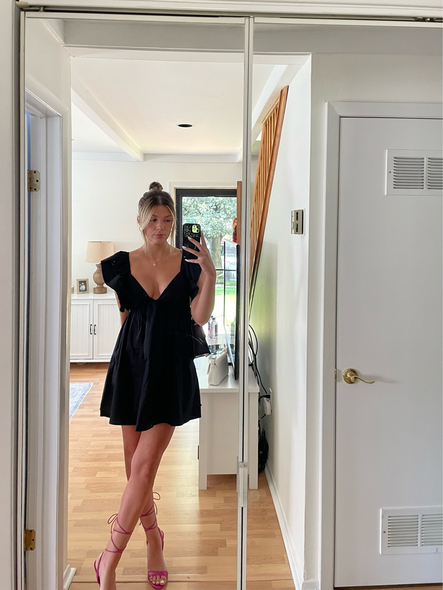 little black dress for summer outting ; For Love and Lemons Clementine dupe 

#LTKunder50 #LTKSeasonal #LTKstyletip