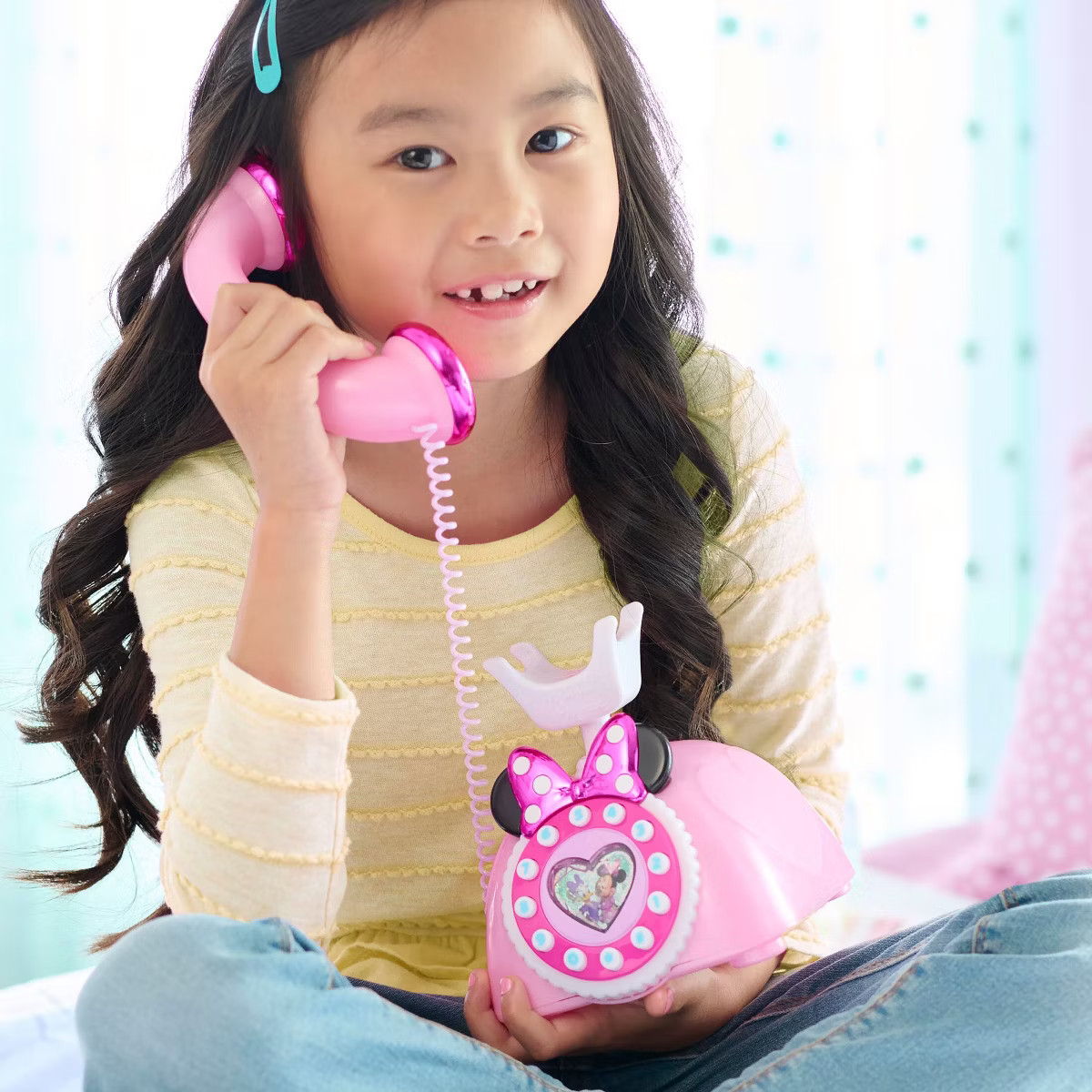 Disney Junior Minnie Mouse Ring Me Rotary Phone | Target
