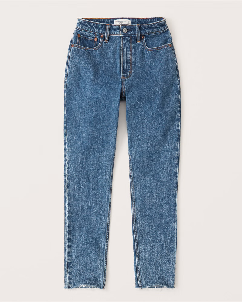 Curve Love High Rise Skinny Jeans | Abercrombie & Fitch (US)