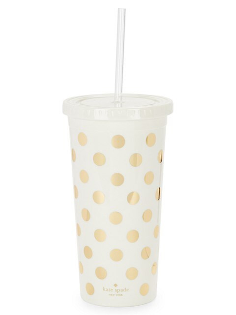 kate spade new york Polka Dot Insulated Tumbler on SALE | Saks OFF 5TH | Saks Fifth Avenue OFF 5TH