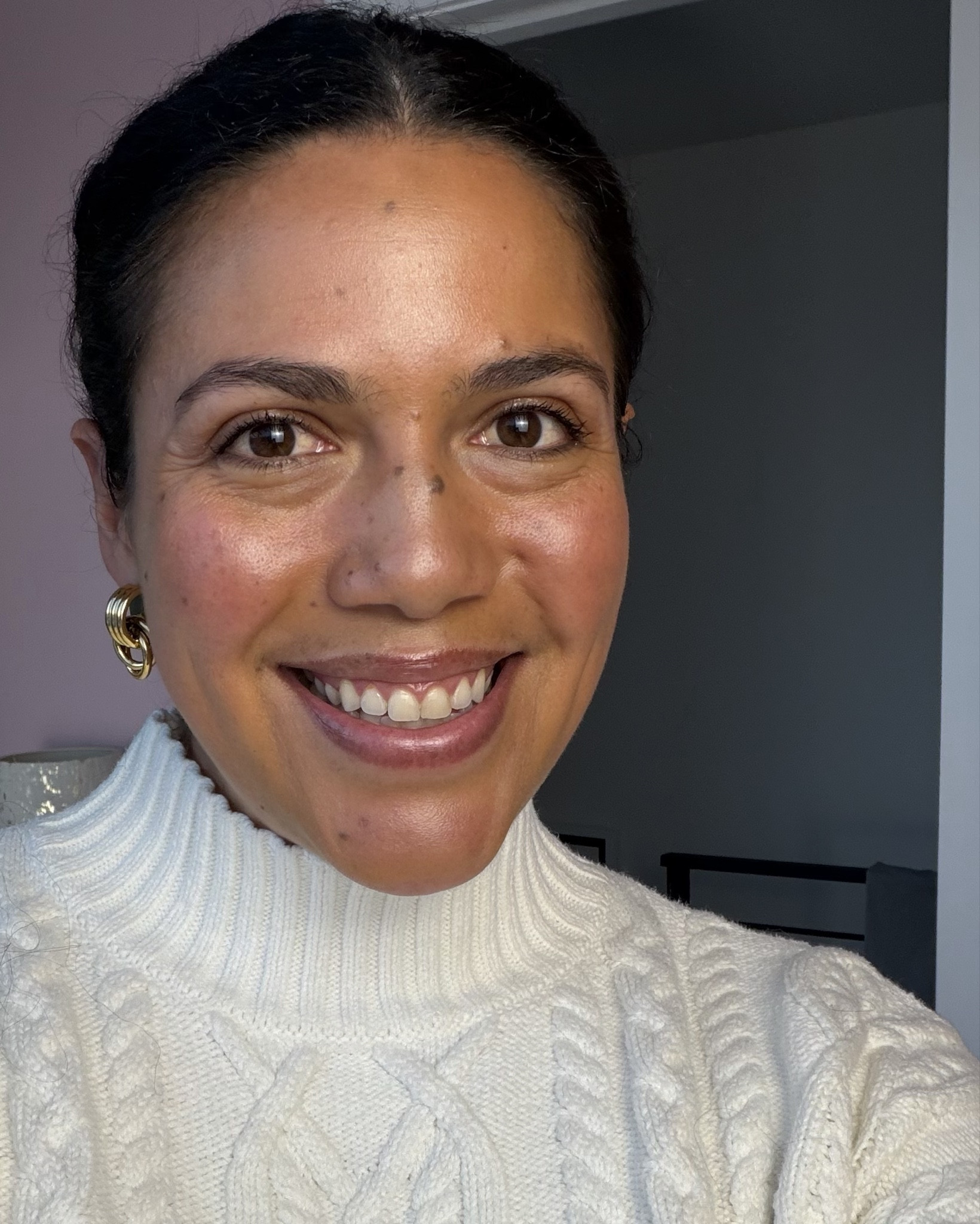 Winter white date night outfit! 
Michael Stars cream cable knit sweater (size L, runs TTS)
Abercrombie faux leather straight leg pants (size 31 long, run small)

#LTKgrwm #LTKTall #LTKMidsize