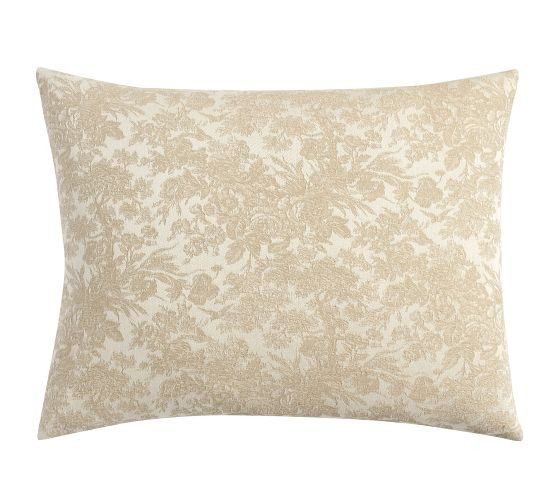 Sorrel Toile Jacquard Sham | Pottery Barn (US)