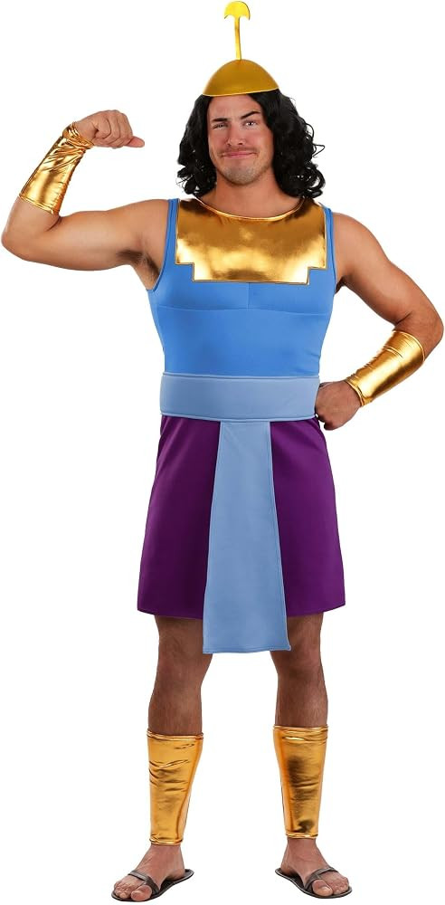 Disney Deluxe Kronk Costume for Adults | Emperors New Groove Halloween Outfit | Tunic, Belt, Hat,... | Amazon (US)