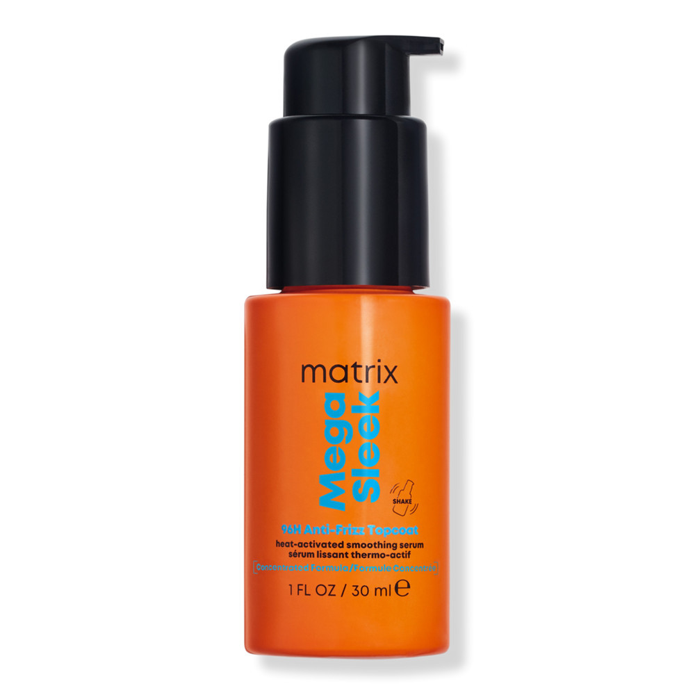 Matrix Mega Sleek 96H Anti-Frizz Topcoat Smoothing Hair Serum - 1.0 oz | Ulta